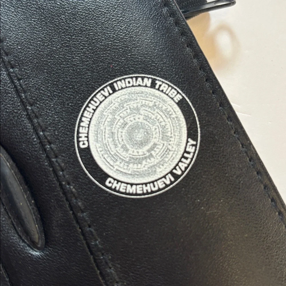 Spector & CO | Black Leather Chemehuevi Indian Tribe Wallet | Travel Note Taking